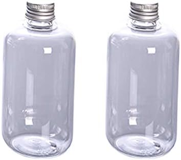 Alremo Xinghuang - 10 יח 'מיכלים קוסמטיים הניתנים למילוי איפור בקבוקי מים לבקבוקי קרם הניתנים למיילוי בקבוק פלסטיק ריק עם כיסוי אלומיניום