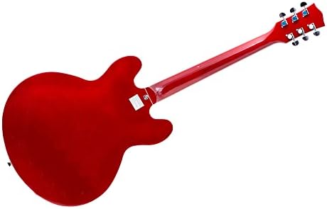 מייקל ג'יי פוקס bttf בגודל מלא בגיטרה חשמלית אדומה מרטי כתובת BAS ITP