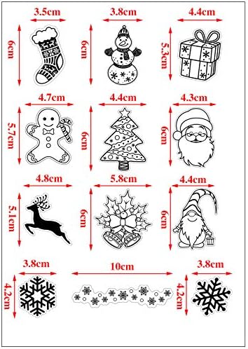 חג מולד שמח נושא חותמות ברורות שנה חדשה חותמות מלאכה ברורות מילות ברכה חותמות ברורות דפוס חג המולד סנטה קלאוס חותמות כרטיס לייצור כרטיסים,