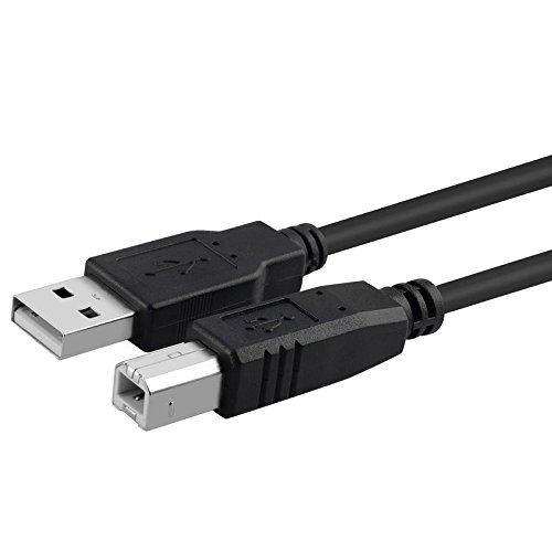 AXGEAR 15 FT USB2.0 A ל- USB B זכר AB M/M חוט כבל כבל מדפסת A-B