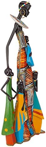 תכנן טוסקנו חוגג אימהות פסל מופשט אפריקני 21.5 אינץ '