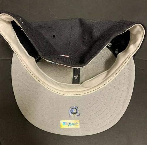 אלכס רודריגז חתם על שנת 2004 רשמי של משחק הכוכבים כובע MLB Holo CoA Yankees Auto - כובעים עם חתימה