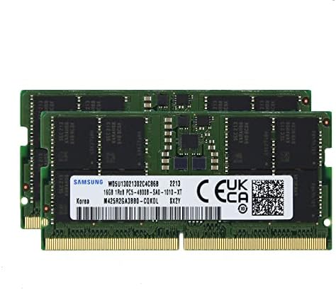 SAM מקורי 128GB DDR5 4800MHz PC5-38400 SODIMM 2RX8 CL40 1.1V מחשב נייד מחשב נייד מודול זיכרון RAM שדרוג M425R4GA3BB0-CQK ADAMANTA